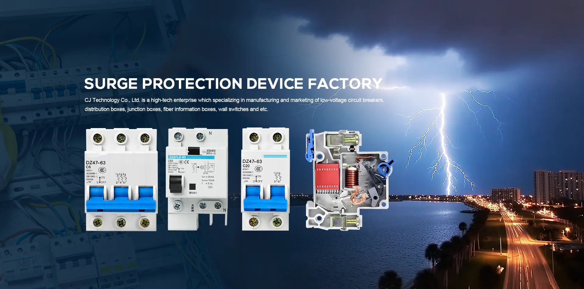 Usine de dispositifs de protection contre les surtensions